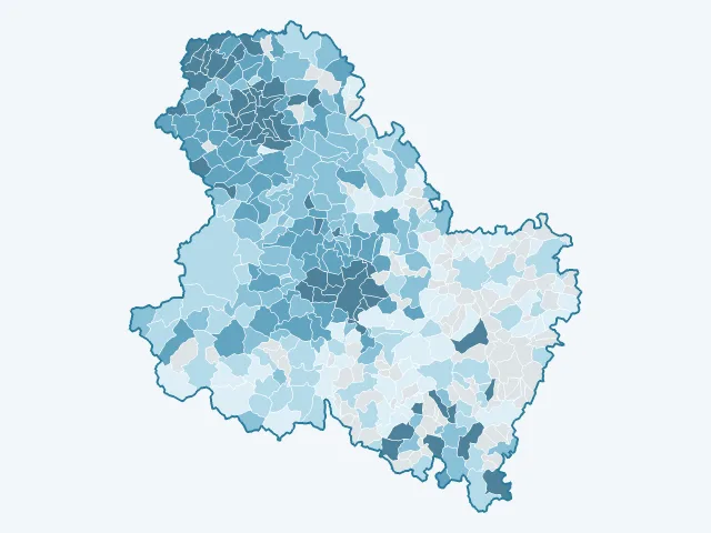 Carte des prix de l'immobilier dans l'Yonne (89)