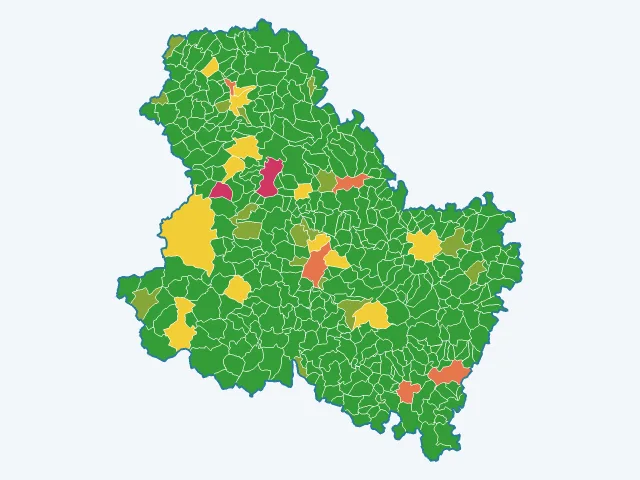 Carte des vols et dégradations dans l'Yonne (89)