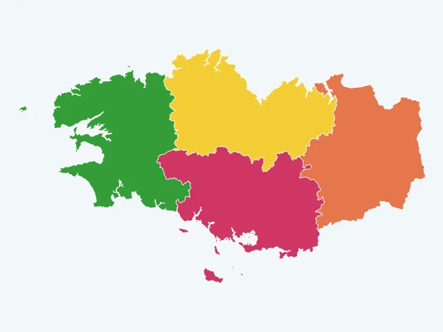 Carte des cambriolages en Bretagne