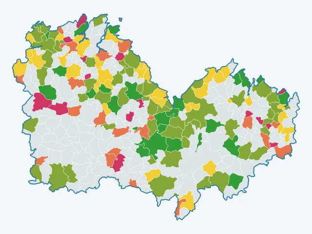 Carte des sports et loisirs dans les Côtes-d'Armor (22)