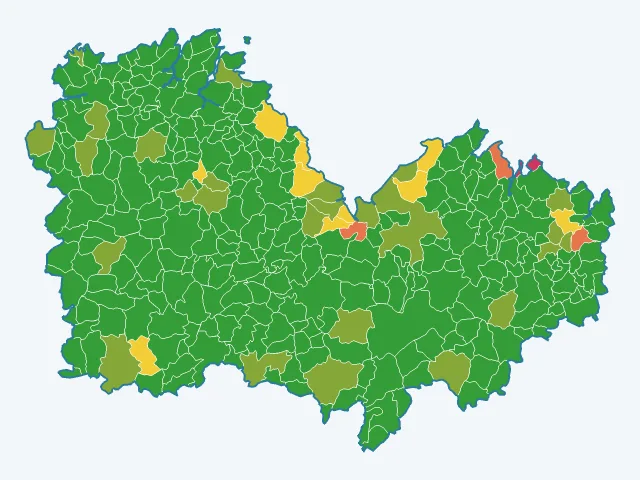 Carte des cambriolages dans les Côtes-d'Armor (22)