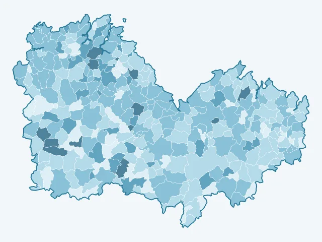 Carte du vote Anne Hidalgo dans les Côtes-d'Armor (22)