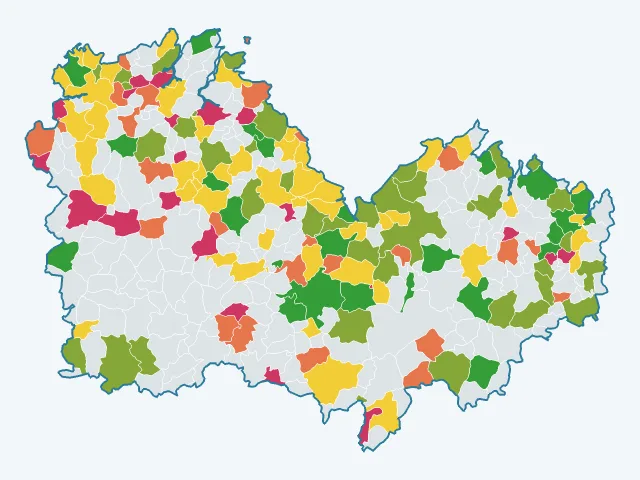 Carte de la vie pratique dans les Côtes-d'Armor (22)
