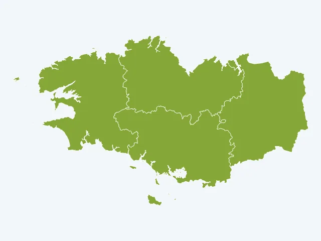 Carte de l'environnement en Bretagne