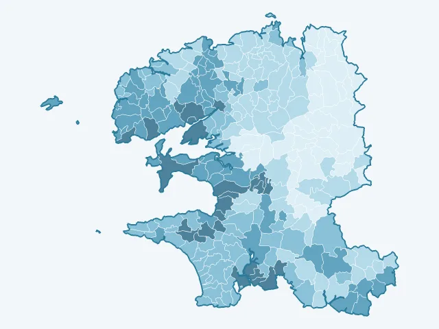 Carte des loyers dans le Finistère (29)