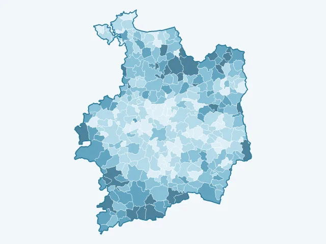 Carte des logements vacants dans l'Ille-et-Vilaine (35)