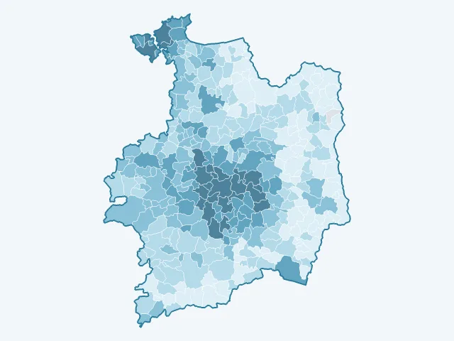 Carte des loyers dans l'Ille-et-Vilaine (35)