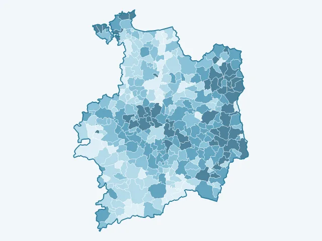 Carte du vote Emmanuel Macron dans l'Ille-et-Vilaine (35)