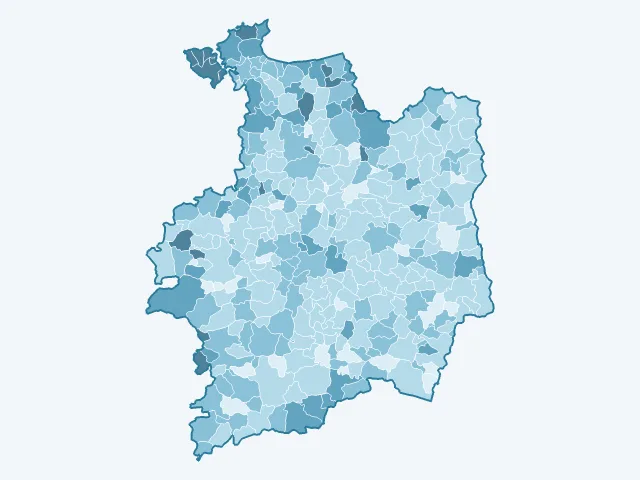 Carte du vote Éric Zemmour dans l'Ille-et-Vilaine (35)
