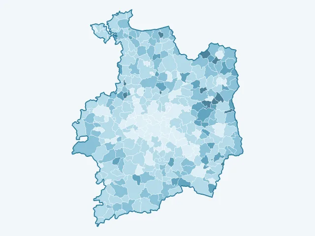 Carte du vote Jean Lassalle dans l'Ille-et-Vilaine (35)