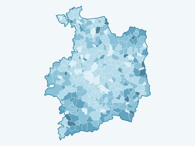 Carte du vote Nicolas Dupont-Aignan dans l'Ille-et-Vilaine (35)