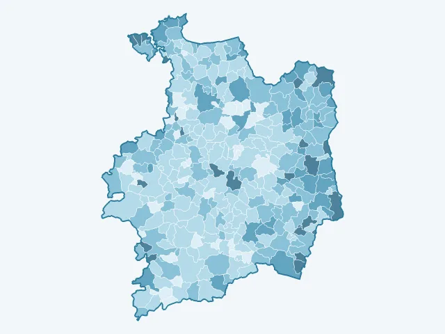 Carte du vote Valérie Pécresse dans l'Ille-et-Vilaine (35)