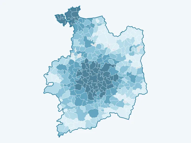 Carte des prix de l'immobilier dans l'Ille-et-Vilaine (35)