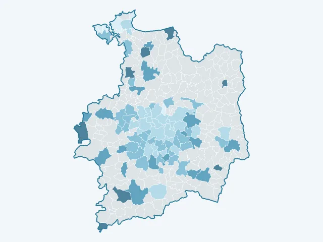 Carte du rendement locatif dans l'Ille-et-Vilaine (35)