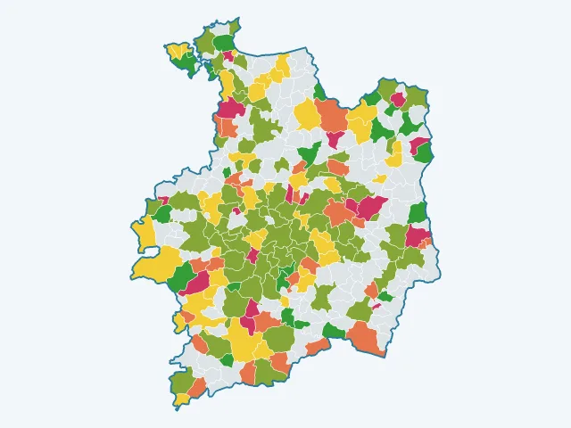 Carte de la vie pratique dans l'Ille-et-Vilaine (35)