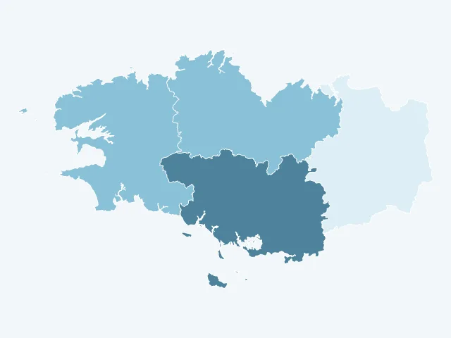 Carte du vote Éric Zemmour en Bretagne