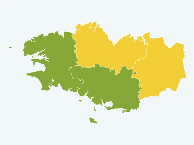 Carte du sentiment de sécurité en Bretagne