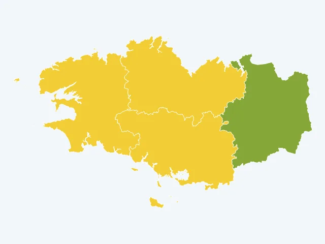 Carte de la vie pratique en Bretagne