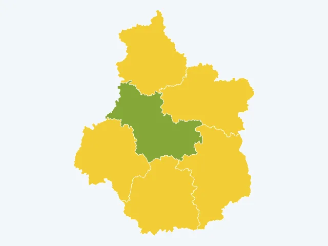 Carte des sports et loisirs dans le Centre-Val de Loire