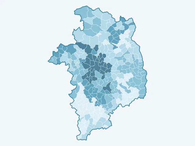 Carte des loyers dans le Cher (18)