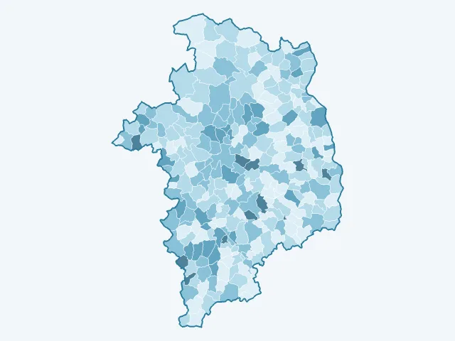 Carte du vote Anne Hidalgo dans le Cher (18)