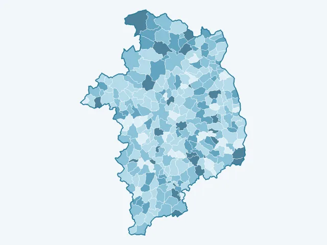 Carte du vote Éric Zemmour dans le Cher (18)