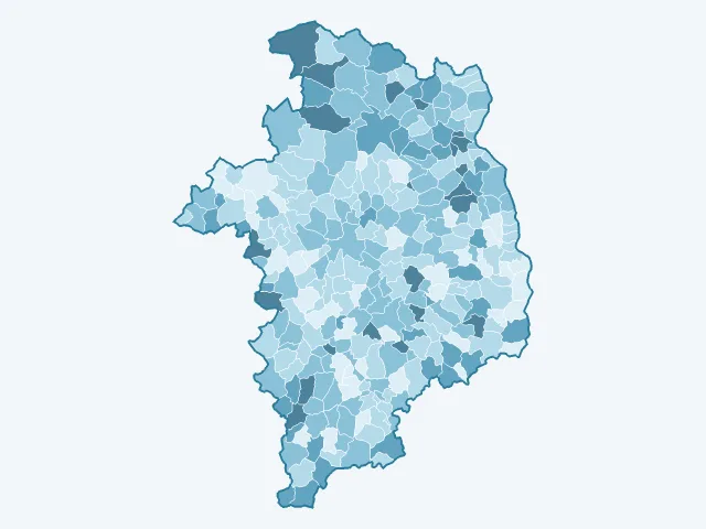 Carte du vote Valérie Pécresse dans le Cher (18)