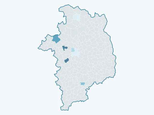 Carte du rendement locatif dans le Cher (18)