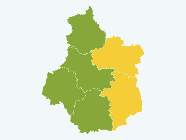 Carte de l'environnement dans le Centre-Val de Loire