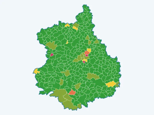 Carte des cambriolages dans l'Eure-et-Loir (28)