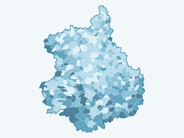 Carte des logements vacants dans l'Eure-et-Loir (28)