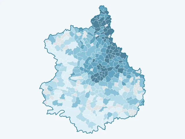 Carte des prix de l'immobilier dans l'Eure-et-Loir (28)