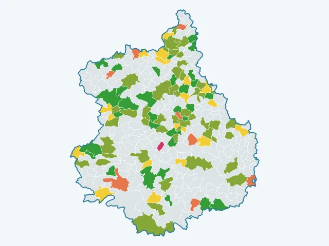 Carte du sentiment de sécurité dans l'Eure-et-Loir (28)