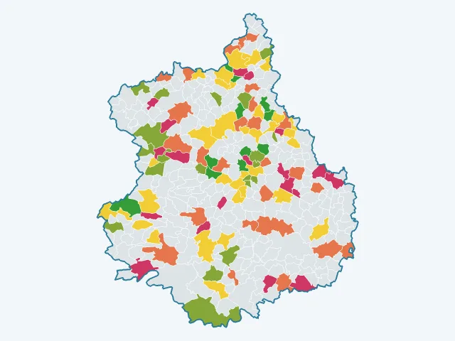 Carte de la vie pratique dans l'Eure-et-Loir (28)