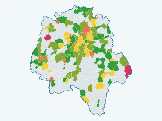 Carte de l'environnement dans l'Indre-et-Loire (37)