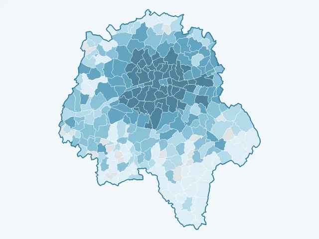 Carte des prix de l'immobilier dans l'Indre-et-Loire (37)