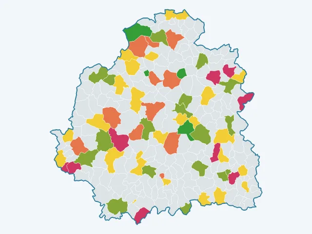 Carte des sports et loisirs dans l'Indre (36)