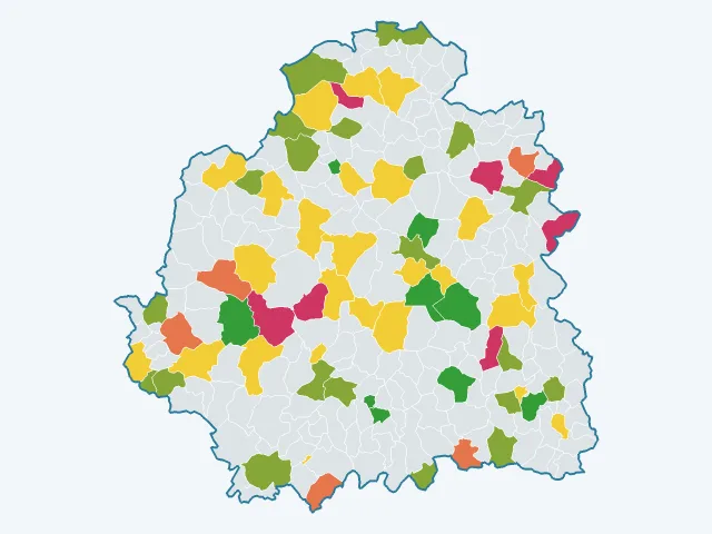 Carte de l'éducation et de la culture dans l'Indre (36)