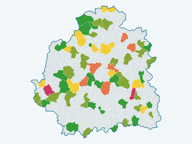 Carte de l'environnement dans l'Indre (36)