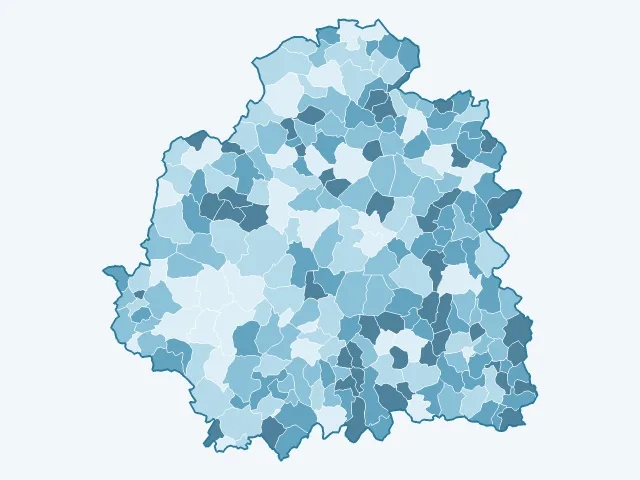 Carte des propriétaires dans l'Indre (36)