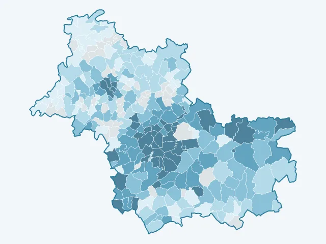 Carte des prix de l'immobilier dans le Loir-et-Cher (41)