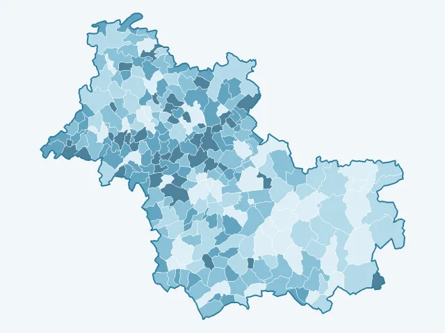 Carte des propriétaires dans le Loir-et-Cher (41)