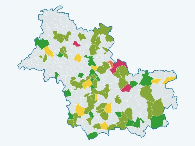 Carte du sentiment de sécurité dans le Loir-et-Cher (41)