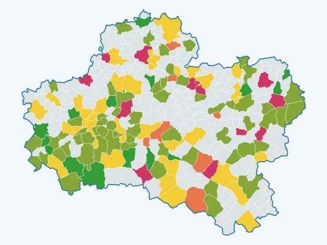 Carte de l'éducation et de la culture dans le Loiret (45)