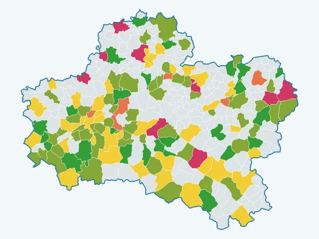Carte de l'environnement dans le Loiret (45)