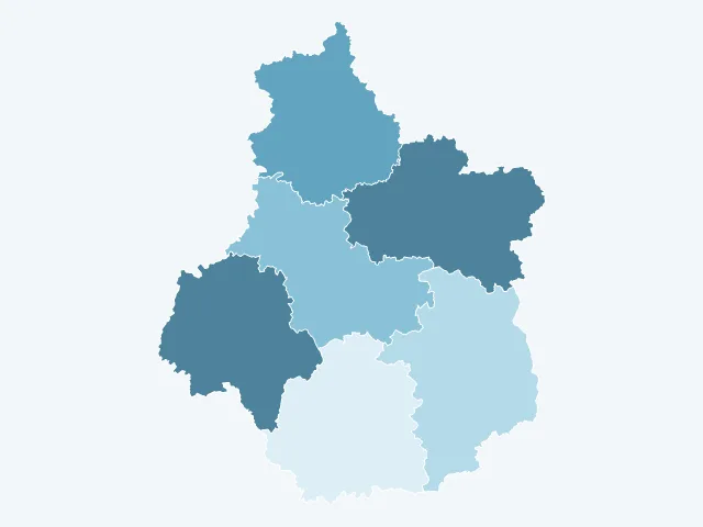 Carte des prix de l'immobilier dans le Centre-Val de Loire