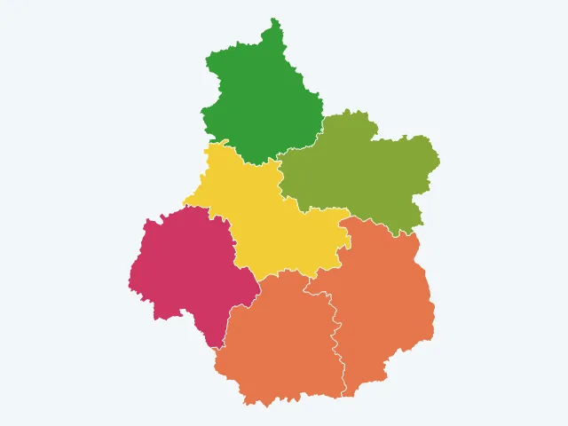 Carte des vols et dégradations dans le Centre-Val de Loire