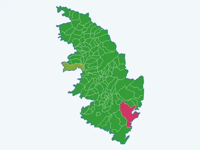 Carte des cambriolages dans la Corse-du-Sud (2A)