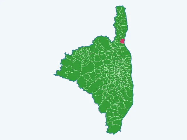 Carte des cambriolages dans la Haute-Corse (2B)