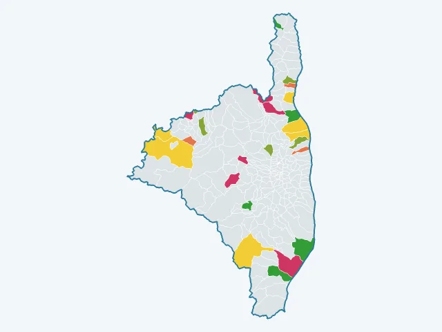 Carte de la vie pratique dans la Haute-Corse (2B)